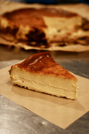 Triple Pumpkin Basque Cheesecake from BAS QUE Bakery